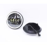 Universal 7" LED H4 Angel Eye Design Headlights Set - Autostyle Motorsport South Africa