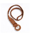 Stretchy Woven Belt - Toast Free