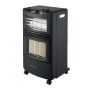 Mellerware Gas & Electric Heater Adjustable Temperature Steel Black 3 Bar 4.2KW "hybrid