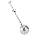 2 Pieces Stainless Steel Tea Strainer And Retractable Tea Ball Infuser Set