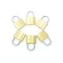 - 6 Piece 40MM Brass Lock Set