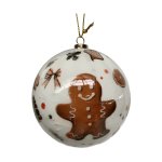 APF648890-2 Bauble 10CM - Gingerbread Man