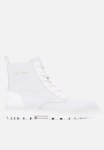 Calvin Klein Eva Boot Mid Laceup Mix Mtr - White