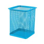 : M105 Wire Mesh Metal Pen Holder Sky Blue