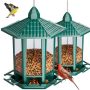 Birdream 2 Pack Bird Feeders For Outside Pagoda Design Fun Installatio Bird Feeders For Outdoors Hanging Garden Gifts Wild Birdfeeders For Yard Outs