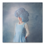 Bloom Hydrangea Art Print - 100 X 100CM No Frame Print Only
