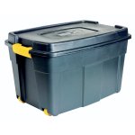Addis 110L Roughtote Storage Box Black 99310BK