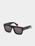 Icon Unisex Sunglasses In Black - Black