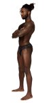 Sassy Lace Skirt Jock Black