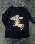 Woolworths Navy Unicorn Long Sleeve Top 4Y