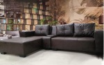 New Buffalo Suede L-shape Lounge Suite With Cupholders