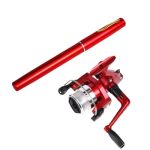 Yiju Compact Fishing Rod And Reel Combo For Travel And Outdoor Use Red