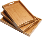 Bamboo Trays Three Different Sizes