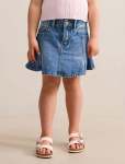Ava Girls Denim MINI Skirt - 10-12 Yrs Mid Blue