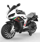 Kids Electric Ride Motorcycle Anti-skid - White