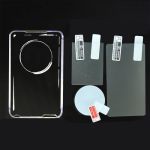 Full Protective Crystal Clear Hard Cover Case For Ipod Classic Video 5TH 5.5TH Gen 30GB Thin Version +screen Protector Film And