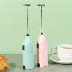 1PC Electric Milk Frother Electric Coffee Blender Frother Handheld Eggbeater Foam Maker Creative Electric Whisk Electric Coffee 