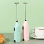 1PC Electric Milk Frother Electric Coffee Blender Frother Handheld Eggbeater Foam Maker Creative Electric Whisk Electric Coffee Mixer Milk Whisk Kitchen Tools Kitchen Stuff