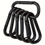 6-PACK Aluminum Alloy Carabiners Durable Spring-loaded Gate Keychain Clips For Outdoor Camping Hiking - Heavy-duty Accessory Carabiner Set