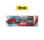 Die Cast Set Truck W 1 Racer 30CM