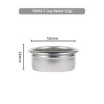 Coffee Accessories 3-EAR Bottomless Portafilter Compatible For 4 Cup Basket