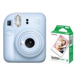 Fujifilm Instax MINI 12 Instant Film Camera Combo With 2 Films Pastel Blue