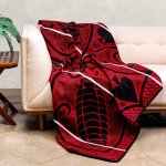 Khotso - Ntjhe Poone Black scarlet natural - 110 X 130 Cm