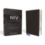 Niv Thinline Bible   Black     Premier Collection     Comfort Print     Large Print Leather / Fine Binding Large Type / Large Print Edition