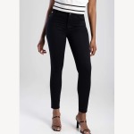 Sissy Boy Black Sateen Mid Skinny Blk