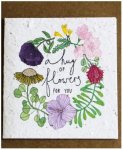 A Hug Of Flowers MINI Card