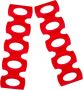 2PCS Silicone Beer Pad Can Rack Organizer Stackable Beverage Storage