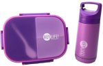 Bpa Free 3 Compartment Lunch Box Set And A Bottle Lunch Box