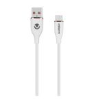 Volkano Flexi Series USB To Micro USB 1.5M 18W - White