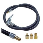 Bdzmc Car Tire Inflator Hose Adapter High-pressure Air Compressor Hose Lock-on Air Chuck Connector Extension Tube With Convertin