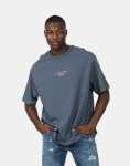 Calvin Klein 16S Relaxed Fit Graphic Navy T-Shirt - XXL Blue