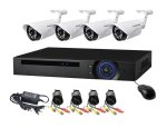 4 Channel 720P Wireless Ip Camera Cctv Security Kit