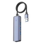 4-PORT Usb-a Hub With 1.2M Cable High-speed Data Transmission