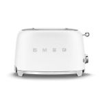Smeg 2 Slice Toaster White Matt