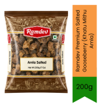 Premium Salted Gooseberry Khatu Mithu Amla 200G - Crunchy Tangy Dried Amla Mouth Freshener Mukhwas Rich Vitamin C Nutrient Diges