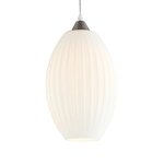 Celeste White Opal Glass Pendant Light