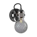 Seville Metal And Glass Wall Light