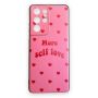 Ama Silicon Protective Case More Self Love Pink For Samsung S21 Ultra