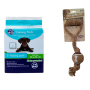 Puppy Combo Pack- Puppy Training Pads & Rope Toy Brown