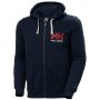 Men's Hh Logo Full Zip Hoodie - 597 Navy / XL