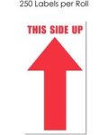 This Side Up Shipping Label Roll 150 X 90MM 250 Labels