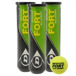 Dunlop Fort Tennis Balls 3 X 4-BALL Tin
