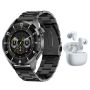 Smart Watch+bluetooth Earbuds-hd Touchscreen Fitness Tracker