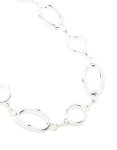 Silver Large Oval & Circle Belt