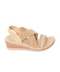 Ladies Soft Style Polina Mule Sandal - 9 Beige