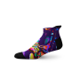 Colour Spill Dark Tab Socks - Medium